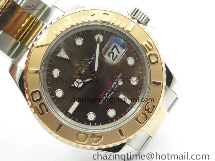 MiroTime 0522 Soft Yacht-Master 116621 ARF 1:1 Best Edition Brown Dial on SS RG Bracelet SH3135 V 3062